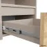 Szczegółowe zdjęcie nr 4 produktu KOMODA CL1 PK KASZMIR / DĄB ARTISAN