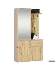 ZESTAW NA PRZEDPOKÓJ ENTRO PK KASZMIR / DĄB ARTISAN w sklepie aosom.live