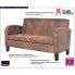 Szczegółowe zdjęcie nr 10 produktu Dwuosobowa sofa Atlas 2X - brązowa