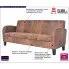 Zdjęcie trzyosobowa sofa Atlas 3X, kolor brązowy - w sklepie aosom.live