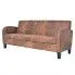 Trzyosobowa sofa Atlas 3X - brązowa