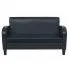 Szczegółowe zdjęcie nr 4 produktu Dwuosobowa sofa Atlas 2X - czarna