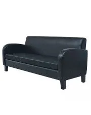 Trzyosobowa sofa Atlas 3X - czarna w sklepie aosom.live