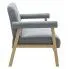 Szczegółowe zdjęcie nr 6 produktu Tapicerowana sofa 3-osobowa Uxis 3G - jasny szary