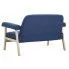 Szczegółowe zdjęcie nr 4 produktu 2-osobowa sofa tapicerowana Uxis 2B - granatowa