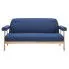 Szczegółowe zdjęcie nr 7 produktu Tapicerowana sofa 3-osobowa Uxis 3B - granatowa