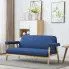 Fotografia Tapicerowana sofa 3-osobowa Uxis 3B - granatowa z kategorii Kanapy i sofy