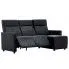 Szczegółowe zdjęcie nr 9 produktu Rozkładana sofa z leżanką Blodyn - czarna
