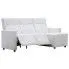 Szczegółowe zdjęcie nr 10 produktu Rozkładana sofa z leżanką Blodyn - biała