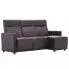 Zdjęcie produktu Rozkładana sofa z leżanką Blodyn - brązowa.