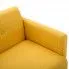 Szczegółowe zdjęcie nr 9 produktu Stylowa 2-osobowa sofa Skoma 2X - żółta