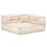 4-osobowa rozkładana beżowa sofa modułowa Demri 6D