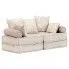 Dwuosobowa beżowa sofa modułowa - Montanex 2D