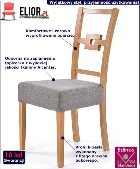 krzesło drewniane Varosa