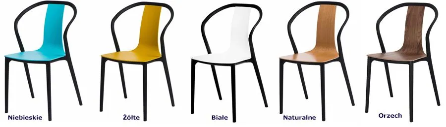Wygodne krzesła Mallon - designerskie