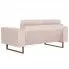 Zdjęcie elegancka dwuosobowa sofa Williams - kremowa | aosom.live
