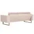 Fotografia Elegancka trzyosobowa sofa Ladi 3X - kremowa z kategorii Wypoczynki