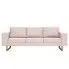 Zdjęcie trzyosobowa sofa Ladi 3X w kolorze kremowym | aosom.live