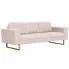 Elegancka trzyosobowa sofa Ladi 3X - kremowa