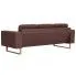 Zdjęcie trzyosobowa sofa Ladi 3X w kolorze brązowym | aosom.live