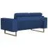 Fotografia Granatowa elegancka dwuosobowa sofa - Ladi 2X z kategorii Kanapy i sofy
