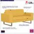 Szczegółowe zdjęcie nr 8 produktu Elegancka dwuosobowa sofa Ladi 2X - żółta