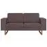 Fotografia Elegancka dwuosobowa sofa Ladi 2X - taupe z kategorii Kanapy i sofy