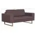 Szczegółowe zdjęcie nr 6 produktu Elegancka dwuosobowa sofa Ladi 2X - taupe