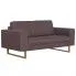 Zdjęcie produktu Elegancka dwuosobowa sofa Ladi 2X - taupe.