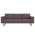 Fotografia Elegancka trzyosobowa sofa Ladi 3x -  taupe z kategorii Kanapy i sofy