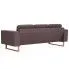 Zdjęcie trzyosobowa sofa Ladi 3Xw kolorze taupe | aosom.live