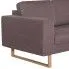 Szczegółowe zdjęcie nr 4 produktu Elegancka trzyosobowa sofa Ladi 3x -  taupe