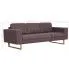 Szczegółowe zdjęcie nr 7 produktu Elegancka trzyosobowa sofa Ladi 3x -  taupe