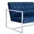 Szczegółowe zdjęcie nr 4 produktu Granatowa sofa 2-osobowa - Aparro