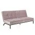Zdjęcie produktu Welurowa sofa Tiago - różowa.