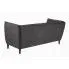 Zdjęcie pikowana sofa Brokis ciemoszara wygodna | aosom.live