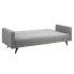 Zdjęcie rozkładana sofa Lauren szara rozkładana | aosom.live