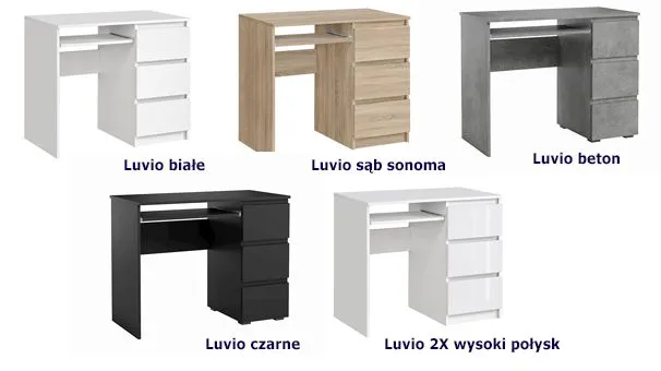 Nowoczesne biurka Tuber - praktyczne