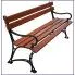 Szczegółowe zdjęcie nr 5 produktu Aluminiowa ławka ogrodowa Novesa 3X 150cm - 7 kolorów