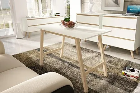 Designerski stolik Axev - buk