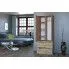 Szczegółowe zdjęcie nr 4 produktu Szafa z drążkiem i szufladami Ollos - dąb artisan
