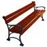 Ławka ogrodowa Uderon 3X z podłokietnikami 150 cm - 7 kolorów