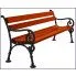 Szczegółowe zdjęcie nr 5 produktu Ławka parkowa Bicaro 2X 150cm - 7 kolorów