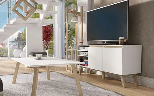 Stylowa komoda Lumera - biała