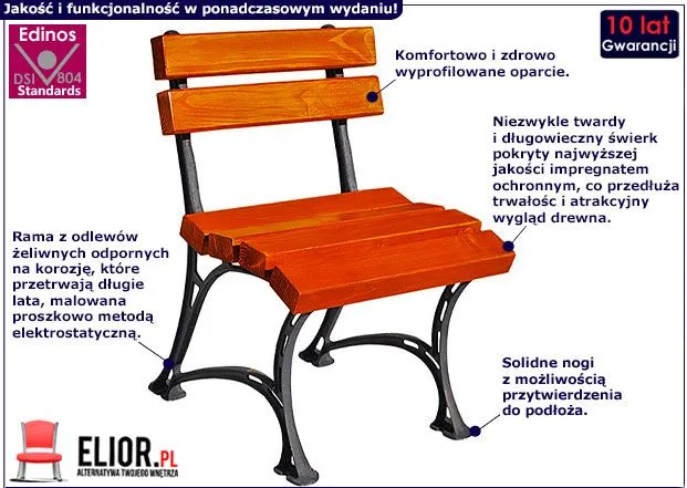 Krzesło ogrodowe Sottano