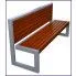 Szczegółowe zdjęcie nr 4 produktu Ławka parkowa Habi 2X 180 cm - 84 kolory