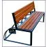 Szczegółowe zdjęcie nr 4 produktu Ławka parkowa drewniana Ronsi 150 cm - 84 kolory