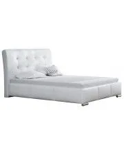 Łóżko tapicerowane glamour Helik 140x200 - 44 kolory w sklepie aosom.live