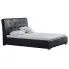 Łóżko tapicerowane do sypialni glamour Helik 180x200 - 44 kolory