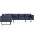 Fotografia Przestronna sofa narożna Selwa 2X - szara z kategorii Wypoczynki